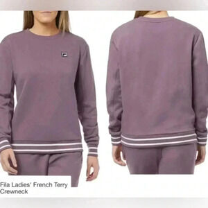 🆕Fila Ladies French Terry Crewneck Sweatshirt Lavender XXL🆕